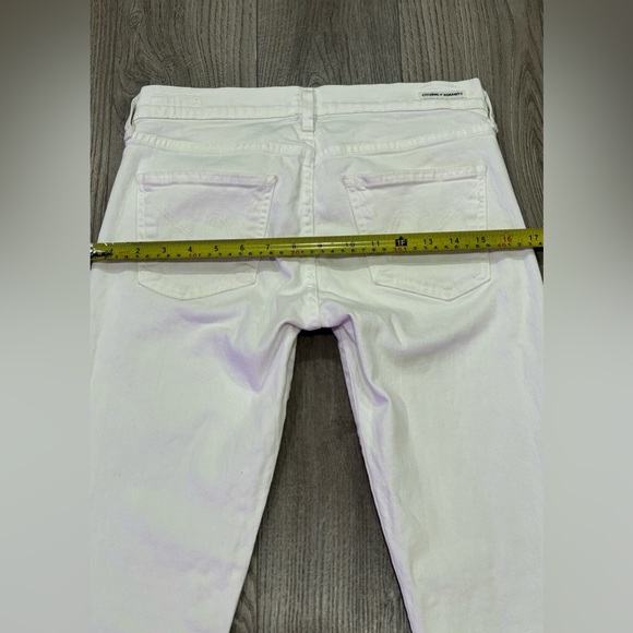 Citizens of Humanity Avedon Low Rise Skinny Leg Jeans White Women’s Size 27 - Picture 5 of 16